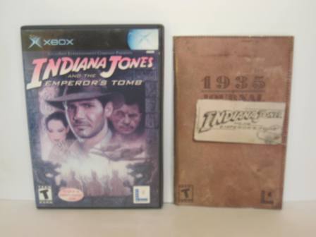 Indiana Jones and the Emperors Tomb (CASE & MANUAL ONLY) - Xbox